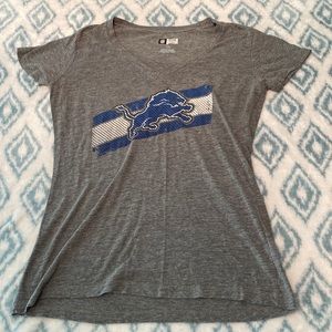 NFL Detroit Lions V neck shirt